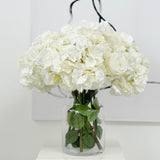 B & G Signature Hydrangea and Rose Faux Flower Arrangement
