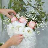 ' Leanne ' Flower Arrangement in Blush