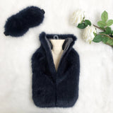 Midnight Luxe Faux Fur Hot Water Bottle - Options Available