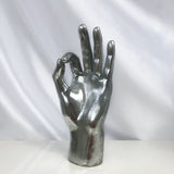 Silver ' OK ' Hand Decoration