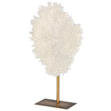 White Faux Coral on Stand - Options Available