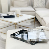 Marble Effect Trays set of 2