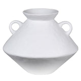 White Handle Ceramic Summer Vase