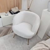 Cream Boucle Chair